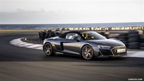 Audi R8 Spyder V10 Performance RWD 2022MY Color Daytona Gray