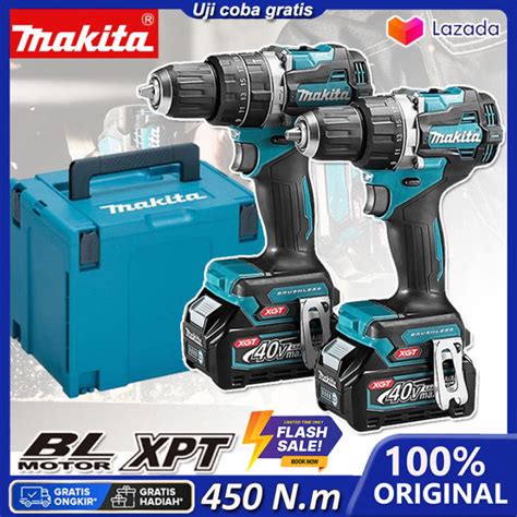 Garansi Uji Coba Gratis Kamolee DDF485 Bor Listrik 450N M Brushless