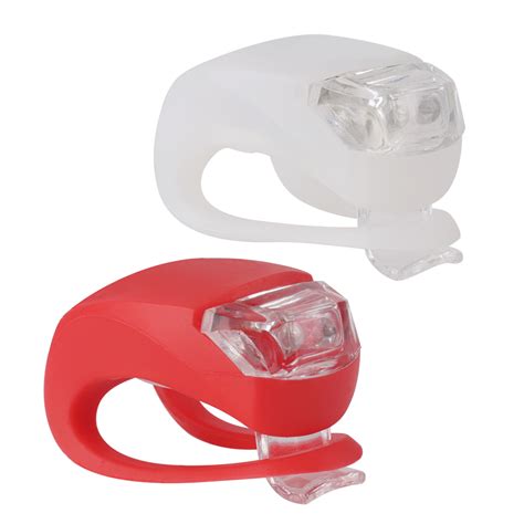 Siliconen Led Fiets Front Light Head Voor Achter W Grandado