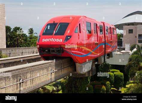 The Sentosa Express Singapore Stock Photo Royalty Free Image