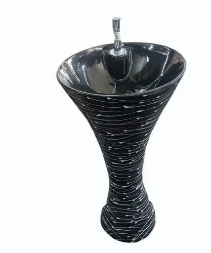 Black Marble Pedestal Wash Basin At Rs 3200 Wash Basin In Udaipur