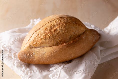 Bolillo Traditional Mexican Bakery White Bread Commonly Used To