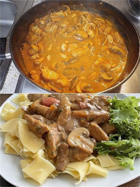 Puten Sahne Gulasch Auf Bandnudeln Alte Oma Rezepte