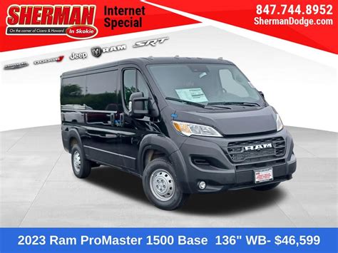 New 2023 Ram Promaster 1500 Low Roof For Sale Sold Sherman Dodge Chrysler Jeep Ram Stock 234031