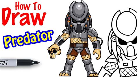 How To Draw The Predator Youtube