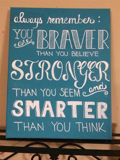 16+ Top You are braver than you believe wall art images info