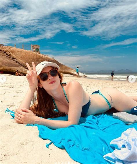 Sophia Abrah O Curte Dia De Sol Em Praia Do Rio Mh Celebridades E Tv