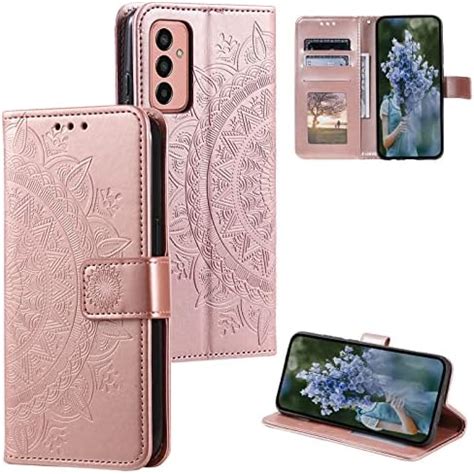 EYZUTAK Coque Samsung Galaxy A14 5G Mandala Ultra Slim Flip Case Avec