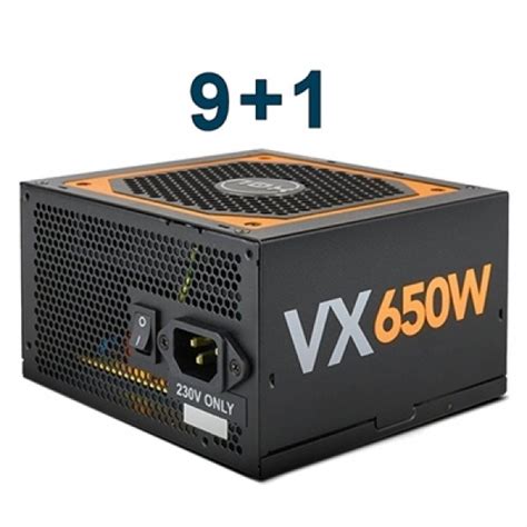 Kit 9 1 nox fuente alimentación urano vx 650w alarshop