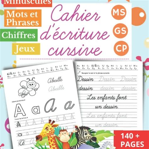 Stream T L Charger Cahier D Criture Cursive Moyenne Grande Section