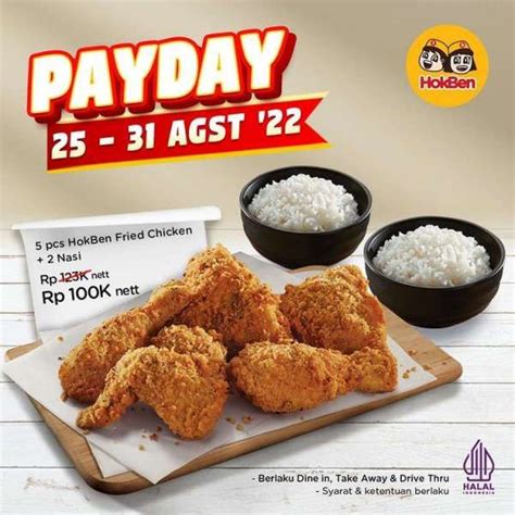 Promo HokBen Payday Sampai 31 Agustus 2022 Potongan Harga Di Gofood