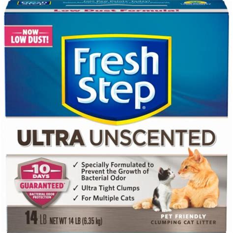 Fresh Step Ultra Unscented Clumping Cat Litter, 14 lb - Fred Meyer