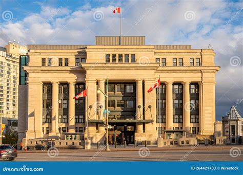 Exterior Of Senate Of Canada Government Building Editorial Stock Photo