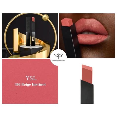 Son Ysl Beige Instinct Slim Velvet H Ng Nude P Nh T