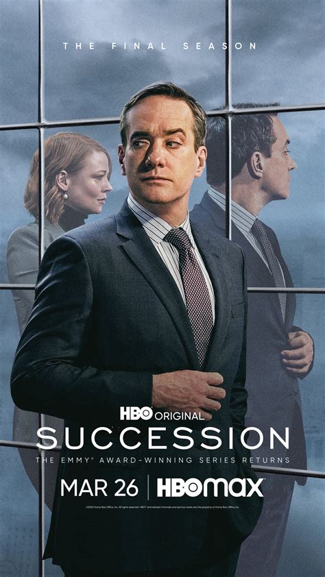 Hbo Succession Season 4 Matthew Character Poster Clios