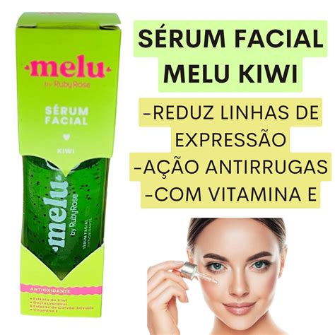 Sérum Facial Antirrugas e Antioxidante Kiwi Melu by Ruby Rose