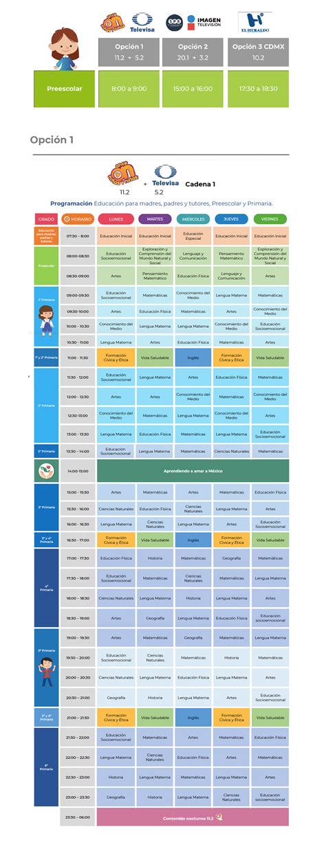 Aprende En Casa Ii Sep Canales Y Horarios De Clases Del De