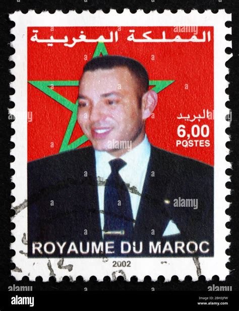 Morocco Circa A Stamp Printed In Morocco Shows Mohammed Vi