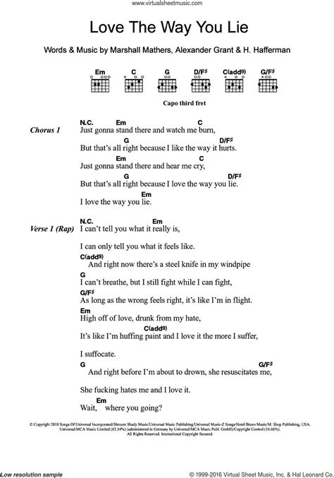 Stay By Rihanna Guitar Chords