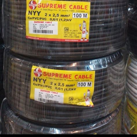 Kabel Supreme Nyy 2x25 Mm 100 Meter