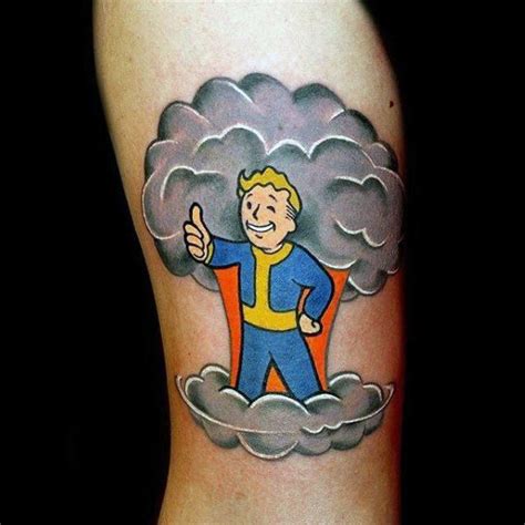 Fallout Tattoo Designs For Men Video Game Ideas