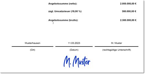 Update GAEB Online 2023 Angebote digital unterschreiben Software für