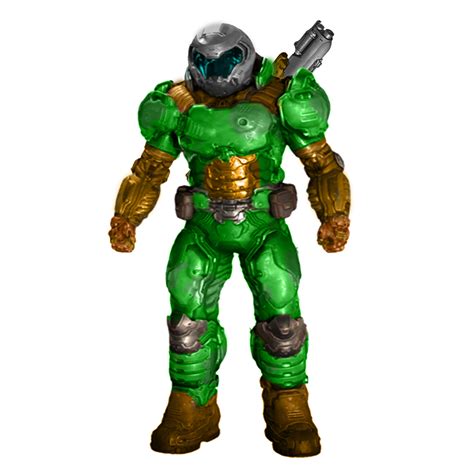Classic Doom 4 Praetor Suit In Doom Guys Colors By Elitehunter347 On