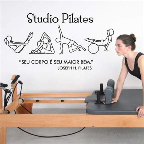 Adesivo De Parede Pilates Decore Estilo E Inspira O