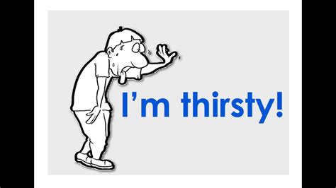 I Am Thirsty Clip Art