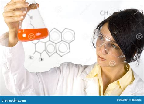 Chemist Girl Stock Image Image Of Background Beauty 2602361