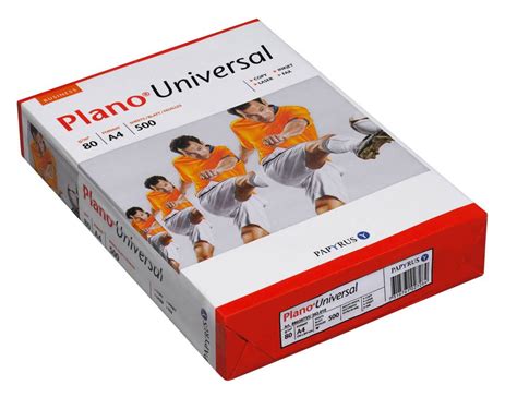 Plano Kopierpapier Universal DIN A4 80 g qm 500 Blatt büroshop24