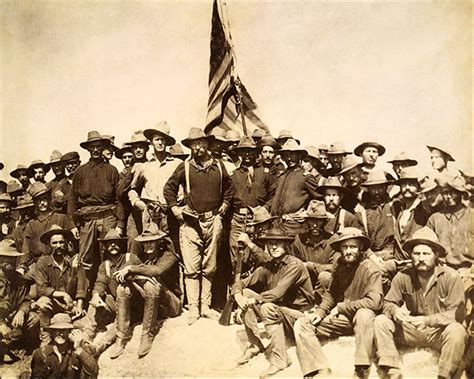 Teddy Roosevelt & Rough Riders 1898 Photo Print for Sale