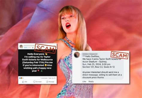 Taylor Swift Ticket Scam Swindles Hundreds Of Aussies Mouths Of Mums