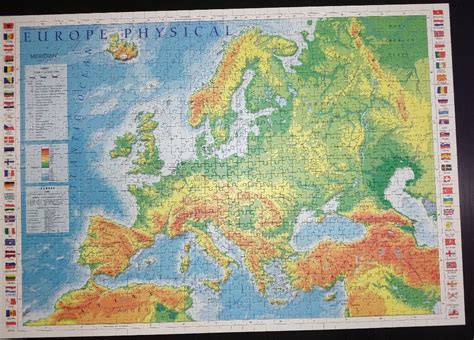 Puzzle Trefl Mapa Fizyczna Europy Wejherowo Kup Teraz Na