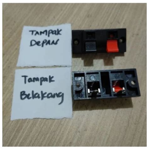 Jual Terminal Speaker 2P Jepit Besar Terminal 4P Jepit Kecil Shopee