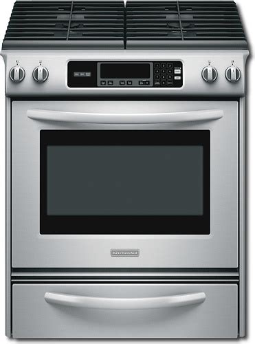 Best Buy Kitchenaid Architect Series Ii 30 Self Cleaning Slide In Gas