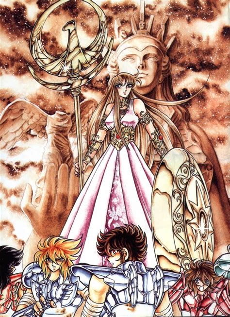 Saint Seiya Athena Saori Pegasus Seiya Dragon Shiryu Cygnus Hyoga