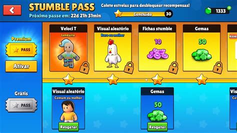 ZEREI O NOVO STUMBLE PASS STUMBLE GUYS TORTA YouTube