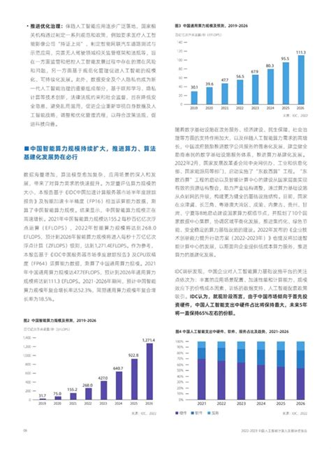 2022 2023中国人工智能计算力发展评估报告 报告 数据观 中国大数据产业观察大数据门户