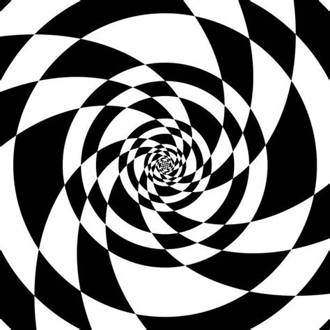 Free Image Of Checker Spiral By Piotr Siedlecki Optical Illusion