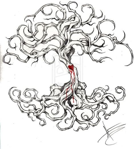 I Love This Tree Of Life With The Bleeding Heart In The Middle