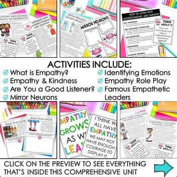 Empathy And Kindness Lessons & Activities, SEL Empathy Scenarios