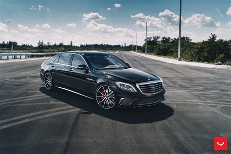 Mercedes Benz S63 AMG W222 Black Vossen HF 3 Wheel Front