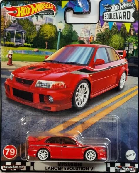 HOT WHEELS PREMIUM MITSUBISHI LANCER EVOLUTION VI BOULEVARD EUR PicClick IT