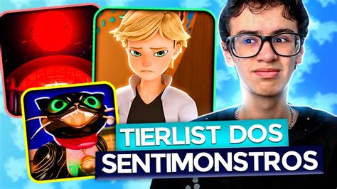 OS MELHORES E PIORES SENTIMONSTROS De MIRACULOUS TIERLIST 4 YouTube