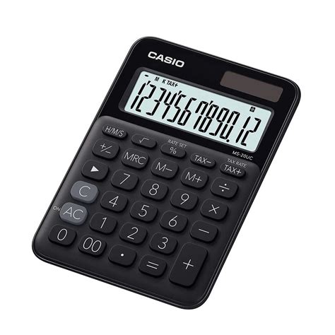 Calculadora De 12 Digitos Ms 20uc Bk Casio La Victoria Ecuador