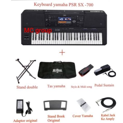 Jual PAKET YAMAHA KEYBOARD PSR SX 700 PSR SX700 ORIGINAL YAMAHA GARANSI