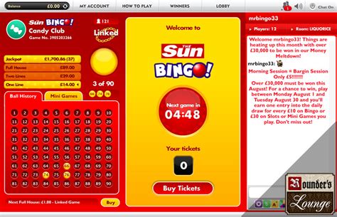 Sun Bingo Review Games Bonuses Screenshots Links And More