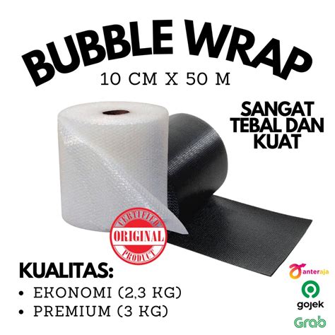 Jual Bubble Wrap Premium 10 Cm X 50 Meter Tebal And Kuat Shopee Indonesia