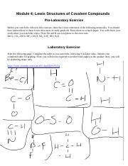 Master Lewis Structures Covalent Compounds Lab Exercises Course Hero